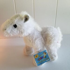 Webkinz Ganz Fluffy 9" White American Albino Horse Rare New Sealed Tag w/ Code